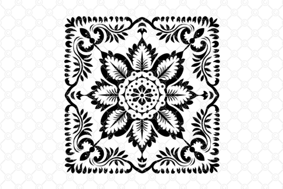 Download Indian Rangoli SVG, Decorative Art, 006 - Rangoli Collection
