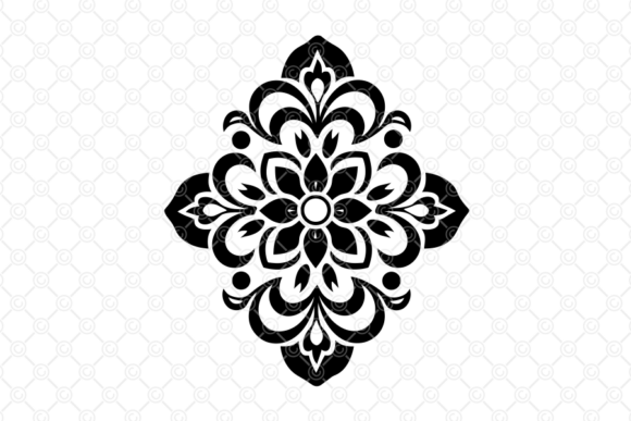 Download Indian Rangoli SVG, Decorative Art, 075 - Rangoli Collection