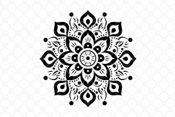 Download Indian Rangoli SVG, Decorative Art, 043 - Rangoli Collection