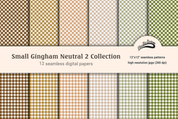 Download Gingham Digital Paper Pattern Bundle Set - Digital Collection