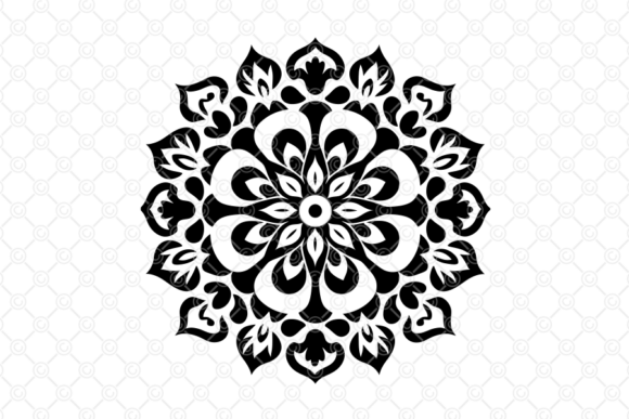 Download Indian Rangoli SVG, Decorative Art, 055 - Rangoli Collection