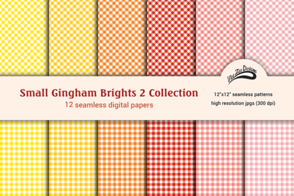 Download Gingham Digital Paper Pattern Bundle - Digital Collection