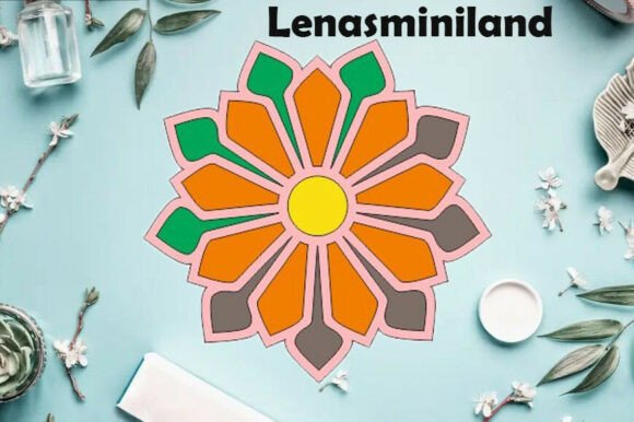 Download Rangoli Flower Mandala Plywood Base Cut - Rangoli Collection