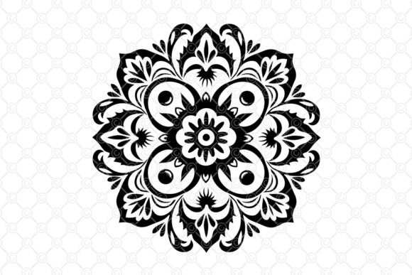 Download Indian Rangoli SVG, Decorative Art, 052 - Rangoli Collection