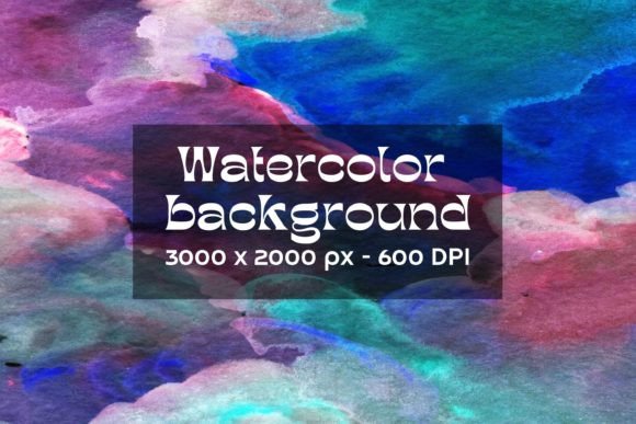 Download Picturesque  Watercolor Digital Texture - Digital Collection
