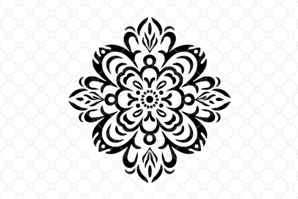 Download Indian Rangoli SVG, Decorative Art, 054 - Rangoli Collection