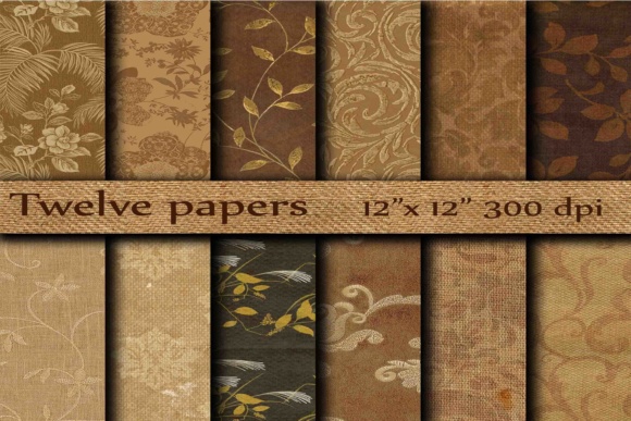 Download Autumn Digital Paper - Digital Collection