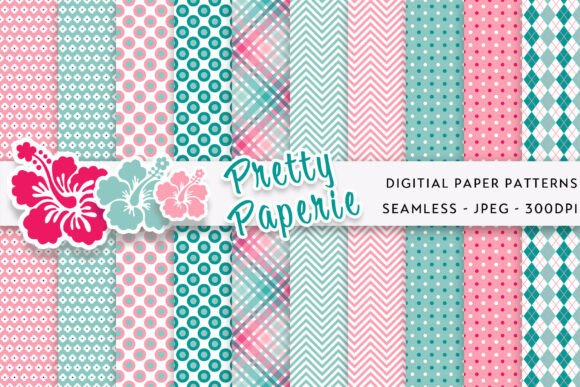 Download 10 Digital Paper Backgrounds - Digital Collection