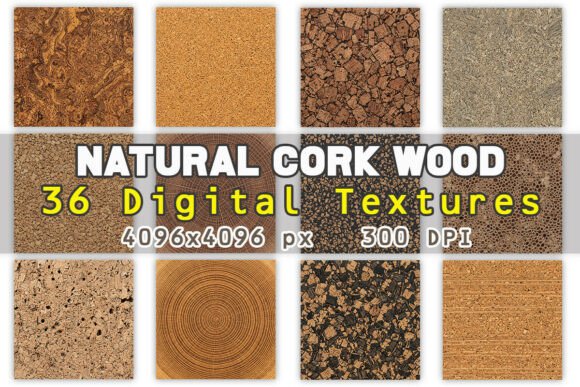 Download Natural Cork Wood Digital Texture PNG - Digital Collection