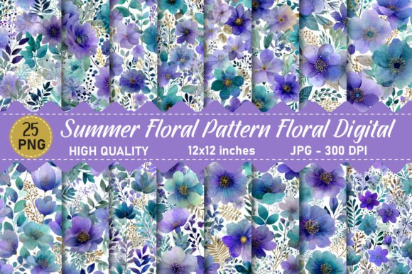Download Summer Floral Pattern Floral Digital - Digital Collection