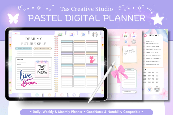 Download All-in-One Digital Planner ( 72 Pages ) - Digital Collection