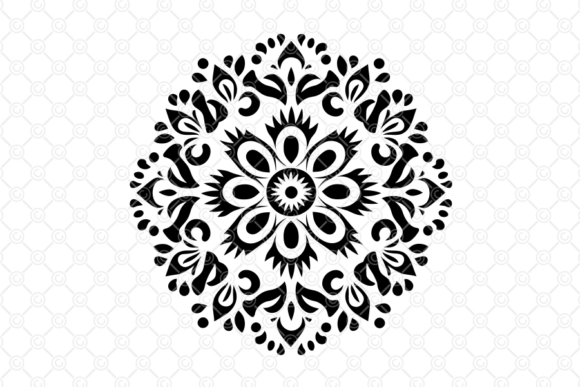 Download Indian Rangoli SVG, Decorative Art, 078 - Rangoli Collection