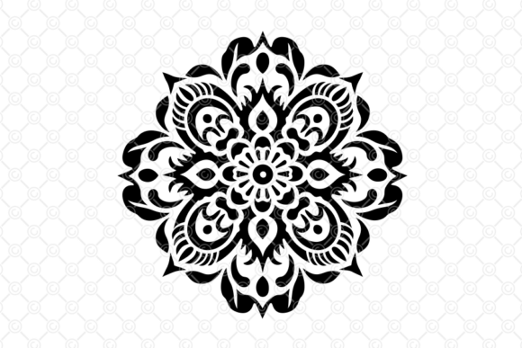 Download Indian Rangoli SVG, Decorative Art, 082 - Rangoli Collection